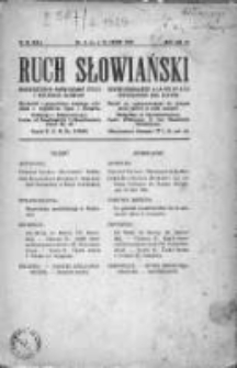 Ruch Słowiański. Miesięcznik poświęcony życiu i kulturze Słowian. 1929. Nr 5