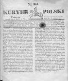 Kurjer Polski 1830, nr 363