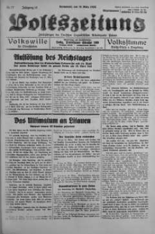 Volkszeitung 19 marzec 1938 nr 77