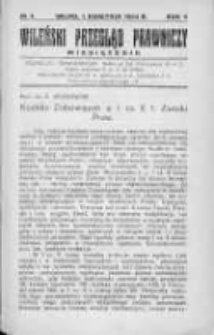 Wileński Przegląd Prawniczy. 1934. Nr 4