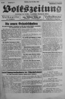 Volkszeitung 29 marzec 1938 nr 87