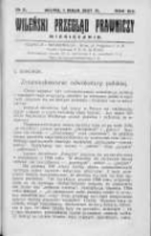 Wileński Przegląd Prawniczy. 1937. Nr 5