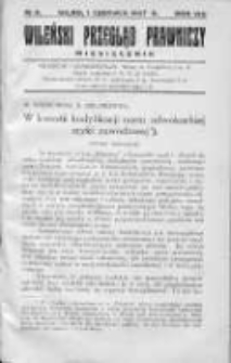 Wileński Przegląd Prawniczy. 1937. Nr 6