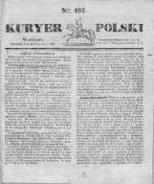 Kuryer Polski 1831, nr 493