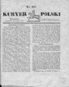 Kuryer Polski 1831, nr 497