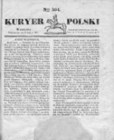 Kuryer Polski 1831, nr 504