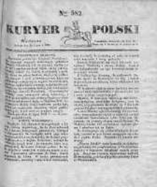 Kuryer Polski 1831, nr 582