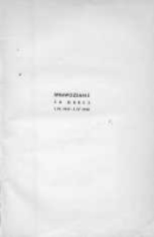 Sprawozdanie z Rocznej Działalności 1937/38