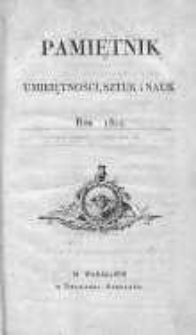 Pamiętnik Umiejętności, Sztuk i Nauk. 1824