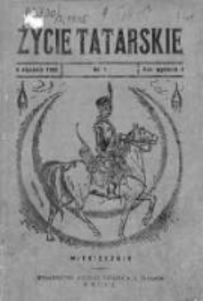 Życie Tatarskie. 1935, nr 1