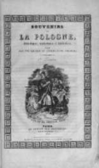 Souvenirs de la Pologne, historiques, statistiques et litteraires. 1833, Tom I, Zeszyt 8