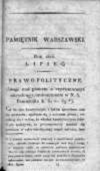 Pamiętnik Warszawski czyli Dziennik Nauk i Umiejętności. 1815. Lipiec