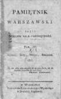 Pamiętnik Warszawski czyli Dziennik Nauk i Umiejętności. 1816. Styczeń