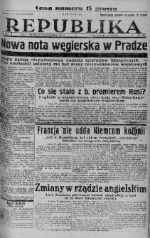 Ilustrowana Republika 28 październik 1938 nr 296