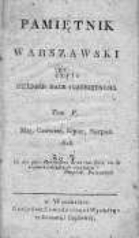 Pamiętnik Warszawski czyli Dziennik Nauk i Umiejętności. 1816. Maj