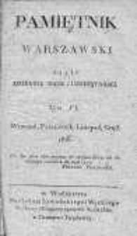 Pamiętnik Warszawski czyli Dziennik Nauk i Umiejętności. 1816. Wrzesień
