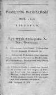Pamiętnik Warszawski czyli Dziennik Nauk i Umiejętności. 1818. Listopad