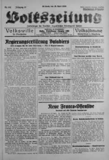 Volkszeitung 13 kwiecień 1938 nr 102