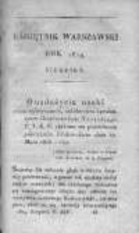 Pamiętnik Warszawski czyli Dziennik Nauk i Umiejętności. 1819. Sierpień