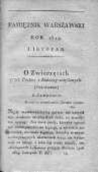 Pamiętnik Warszawski czyli Dziennik Nauk i Umiejętności. 1819. Listopad