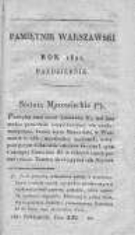 Pamiętnik Warszawski czyli Dziennik Nauk i Umiejętności. 1821. Październik