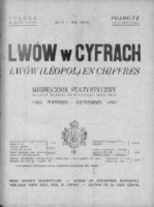 Lwów w Cyfrach. Miesięcznik Statystyczny. 1933. Nr 9