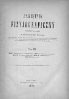 Pamiętnik Fizyjograficzny. T.3. 1883