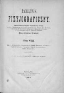 Pamiętnik Fizyjograficzny. T.8. 1888