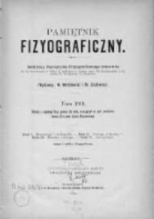 Pamiętnik Fizyjograficzny. T.17. 1902