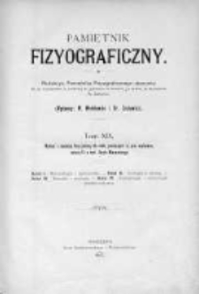 Pamiętnik Fizyjograficzny. T.19. 1907