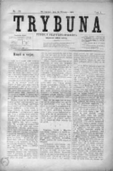 Trybuna : tygodnik polityczno-społeczny. R. 1, 1890, nr 19