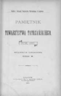 Pamiętnik Towarzystwa Tatrzańskiego. T.10. 1885