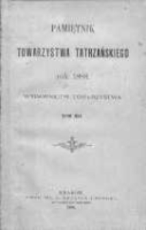 Pamiętnik Towarzystwa Tatrzańskiego. T.12. 1888