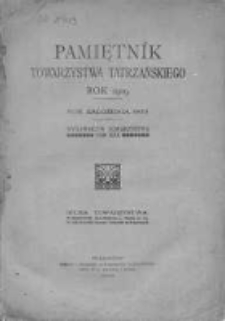 Pamiętnik Towarzystwa Tatrzańskiego. T.30. 1909