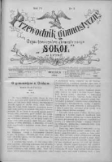 Przewodnik Gimnastyczny Sokół. 1883. Nr 9