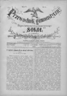 Przewodnik Gimnastyczny Sokół. 1885. Nr 11