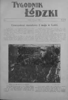 Tygodnik Łódzki 14 maj R. 1. 1922 nr 9-10