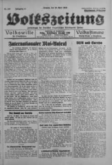 Volkszeitung 20 kwiecień 1938 nr 107