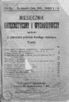 Miesięcznik Katechetyczny i Wychowawczy. 1920. R.IX, zeszyt 1-2