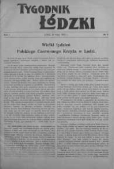 Tygodnik Łódzki 21 maj R. 1. 1922 nr 11