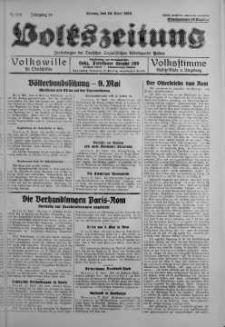 Volkszeitung 22 kwiecień 1938 nr 109