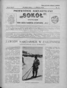 Przewodnik Gimnastyczny Sokół. 1929. Nr 3