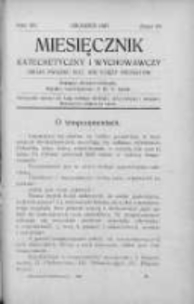 Miesięcznik Katechetyczny i Wychowawczy. 1927. R.XVI, zeszyt 10