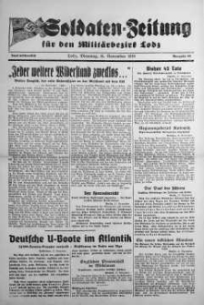 Soldaten = Zeitung der Schlesischen Armee 14 November 1939 nr 60