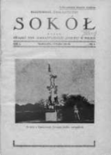 Przewodnik Gimnastyczny Sokół. 1933. Nr 1