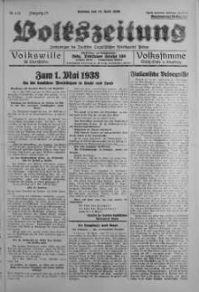 Volkszeitung 24 kwiecień 1938 nr 111