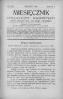 Miesięcznik Katechetyczny i Wychowawczy. 1930. R.XIX, zeszyt 10