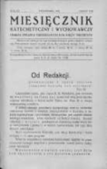 Miesięcznik Katechetyczny i Wychowawczy. 1931. R.XX, zeszyt 8