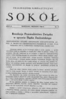 Przewodnik Gimnastyczny Sokół. 1938. Nr 9
