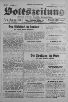 Volkszeitung 30 kwiecień 1938 nr 117